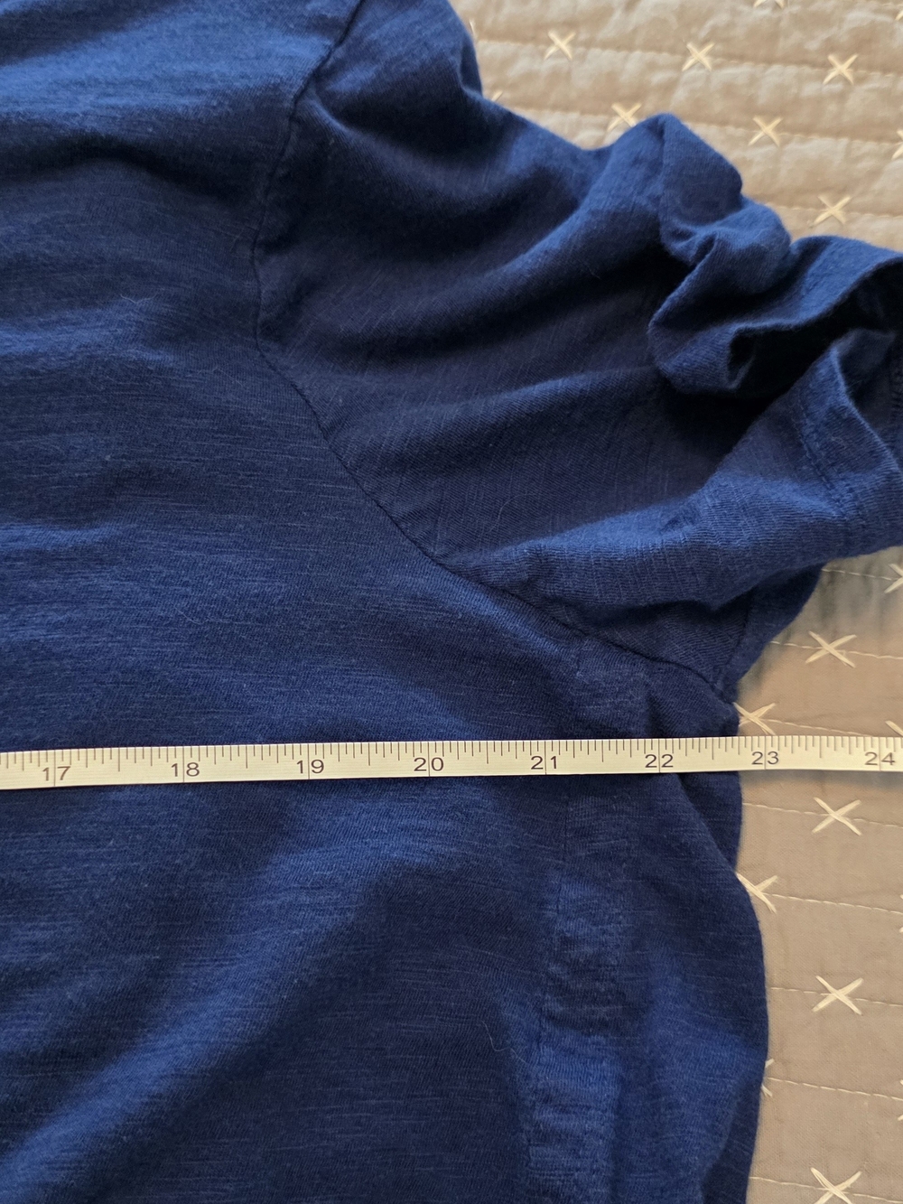 J. Jill Navy Short Sleeve Women's Tee - Picture 7 of 9